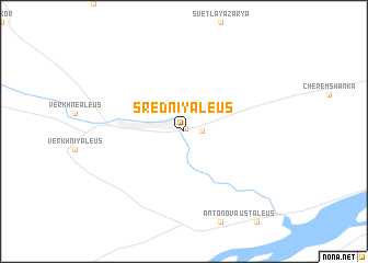 map of Sredniy Aleus