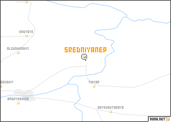 map of Sredniy Anep