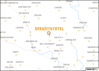 map of Sredniy Dyatel