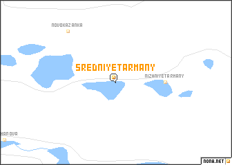 map of Sredniye Tarmany