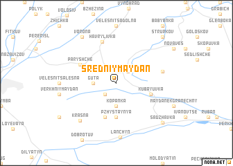 map of Sredniy Maydan