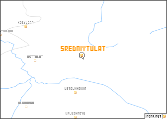 map of Sredniy Tulat