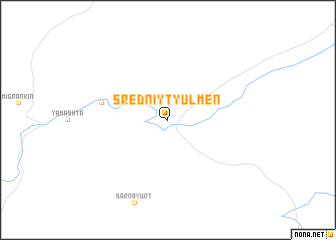 map of Sredniy Tyul\