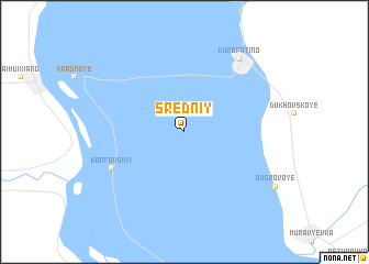 map of Sredniy