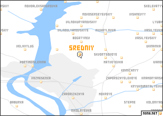 map of Sredniy