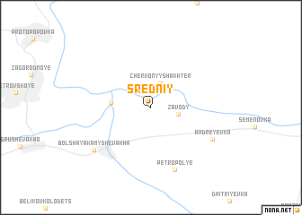 map of Sredniy