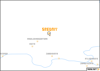 map of Sredniy