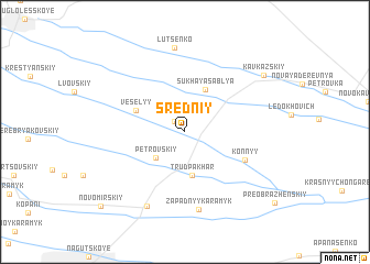 map of Sredniy