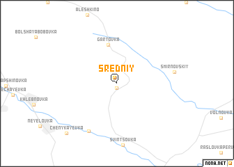 map of Sredniy