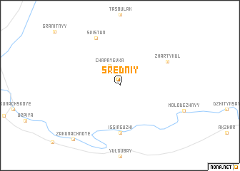 map of Sredniy