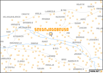 map of Srednja Dobruša