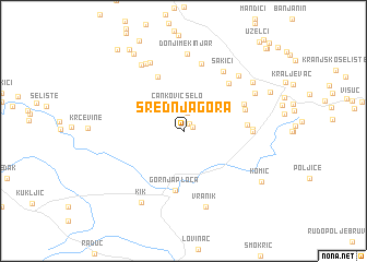 map of Srednja Gora