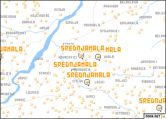 map of Srednja Mala