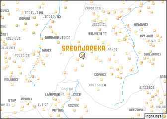 map of Srednja Reka