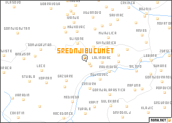 map of Srednji Bučumet