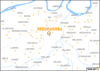 map of Srednji Kraj