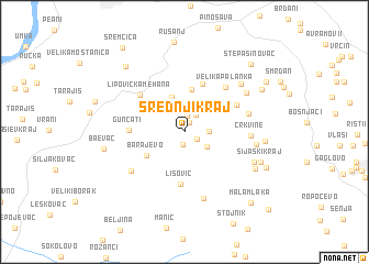 map of Srednji Kraj