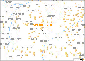 map of Srednji Rid
