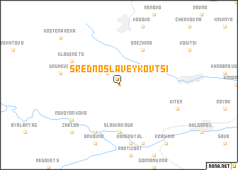 map of Sredno Slaveykovtsi