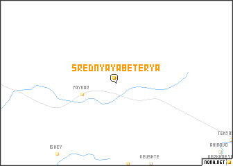 map of Srednyaya Beterya