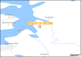map of Srednyaya Guba