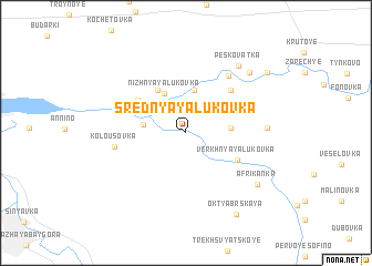 map of Srednyaya Lukovka