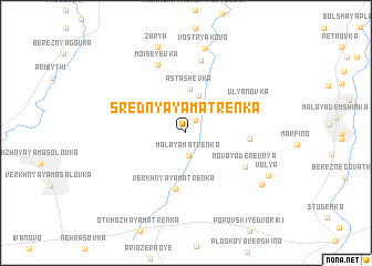 map of Srednyaya Matrënka