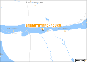 map of Srednyaya Pokrovka