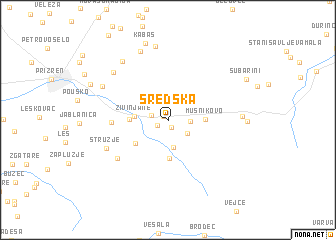 map of Sredska