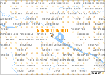 map of Sremantagānti