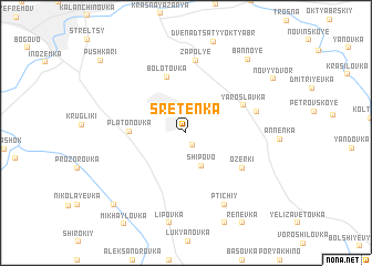 map of Sretenka