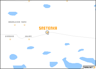 map of Sretenka