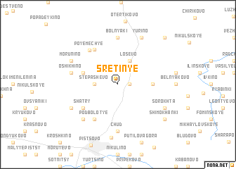 map of Sretin\