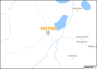 map of Srê Trav