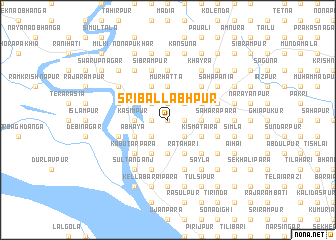 map of Srīballabhpur