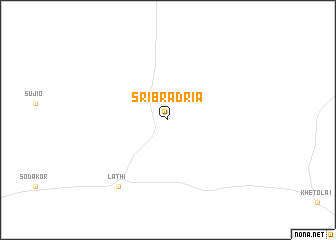 map of Sri Brādria