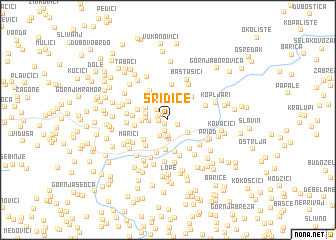 map of Sridice