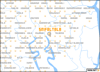 map of Srīfaltala