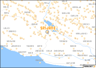 map of Srijane