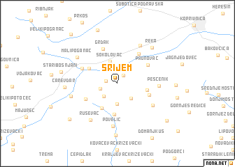 map of Srijem