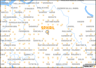 map of Srīkāil