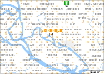 map of Srīkhanda