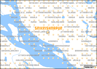 map of Srikrishnapur