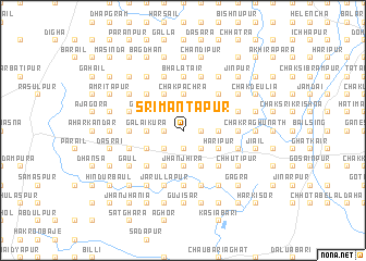 map of Srīmantapur