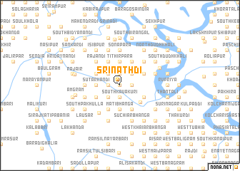 map of Srīnāthdi