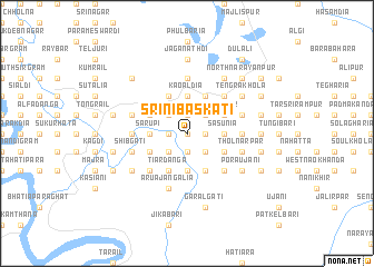 map of Srinibāskāti