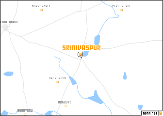 map of Srīnivāspur