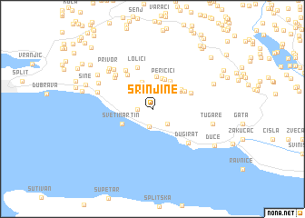 map of Srinjine