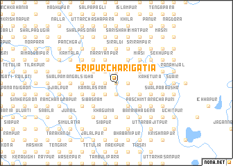 map of Srīpur Chārigātia