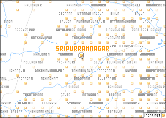 map of Srīpur Rāmnagar